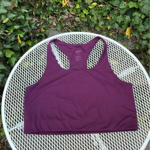 Girlfriend Collective Paloma Bra / XXL plum